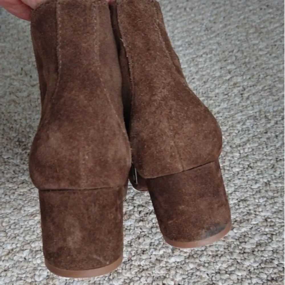 Madewell the Emilia lace up boot brown size 7